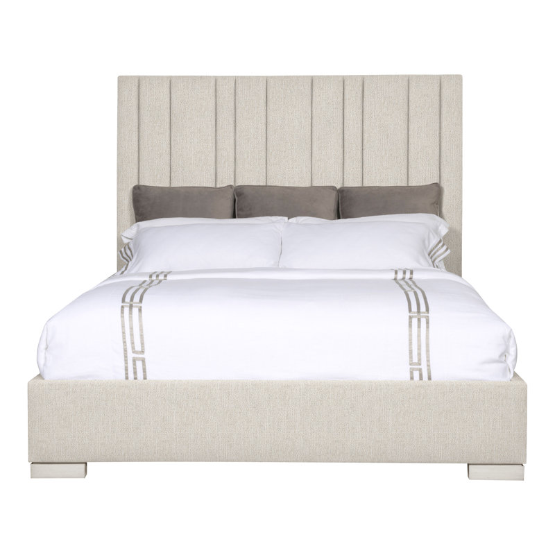 Wyeth Upholstered Bed, Instant Parchment, Casa Blanca