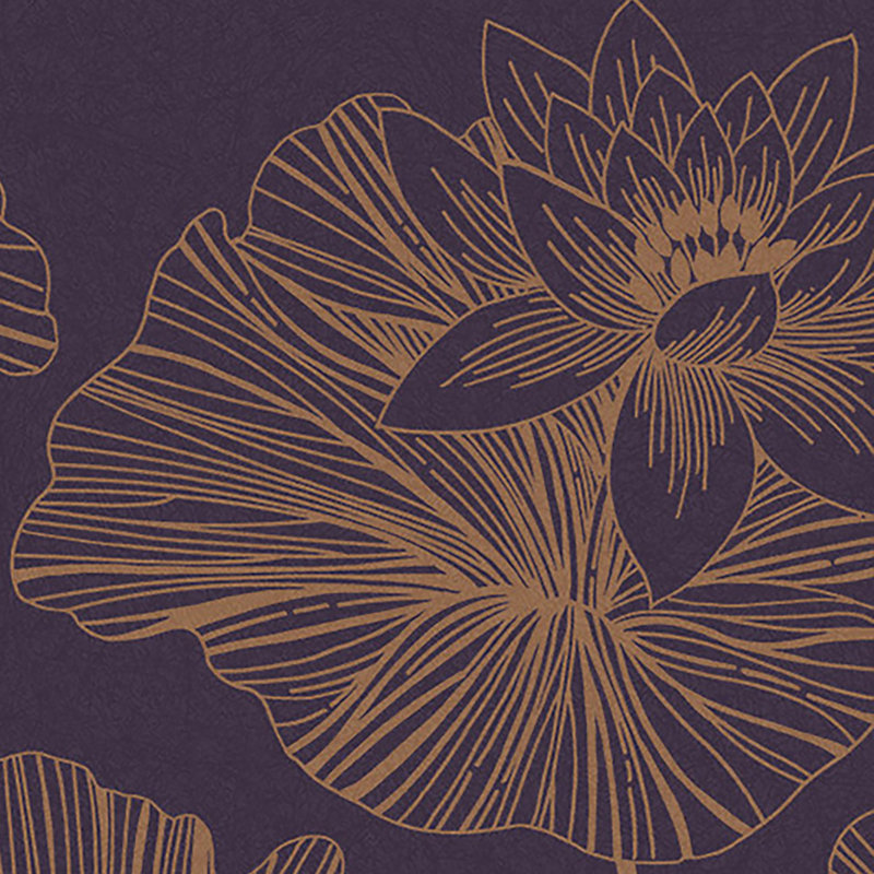 Floral Metallic Wallpaper Double Roll