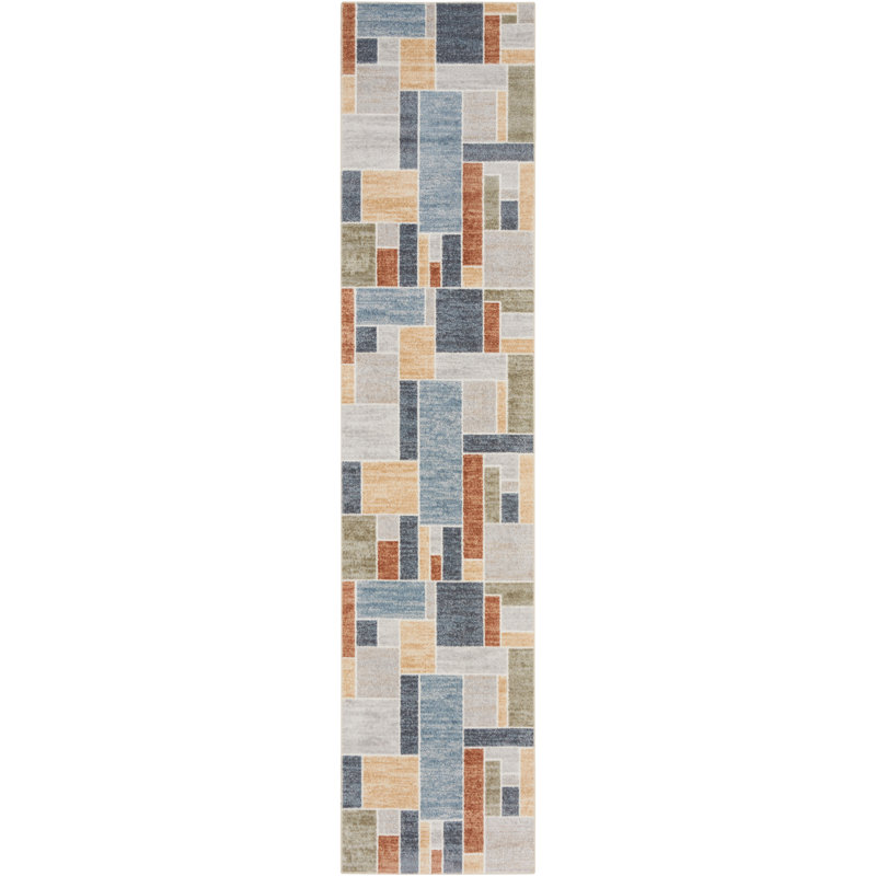 Arthur-Jack Geometric Indoor Rug, Runner 2'2" x 10'