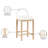 Conrad Letcher Velvet Counter Stool-379838284