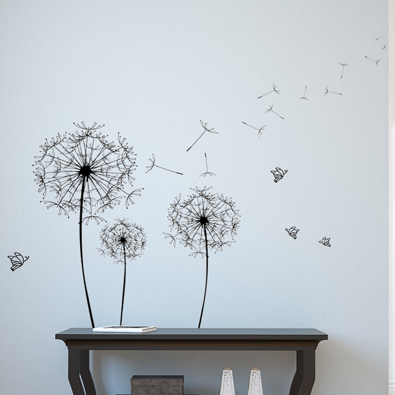 Plants & Flowers Non-Wall Damaging Wall Decal, Single