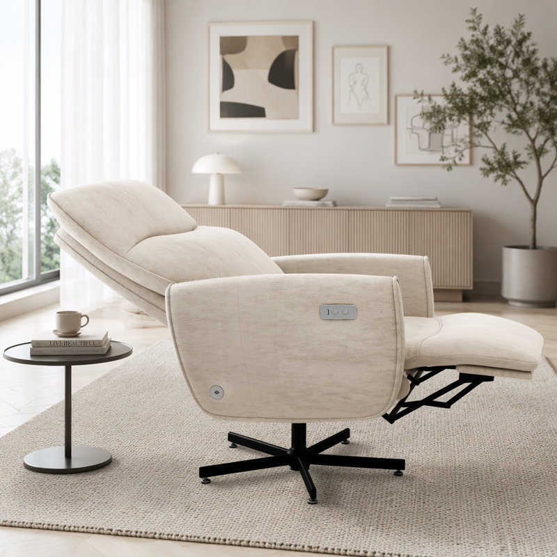 Fauteuil inclinable électrique pivotant