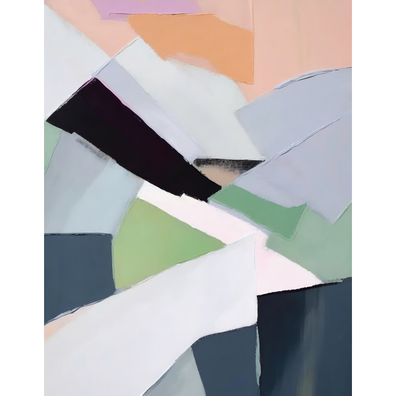 "Paysage 80" sur toile, H 32 po x l 26 po