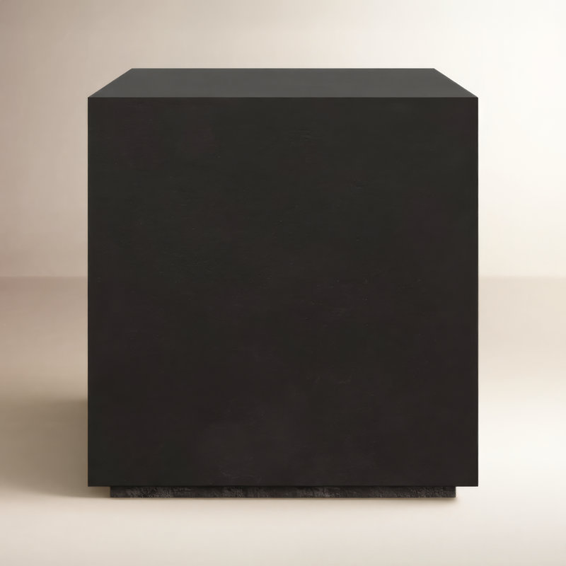 Kareen End Table, Lava Brown