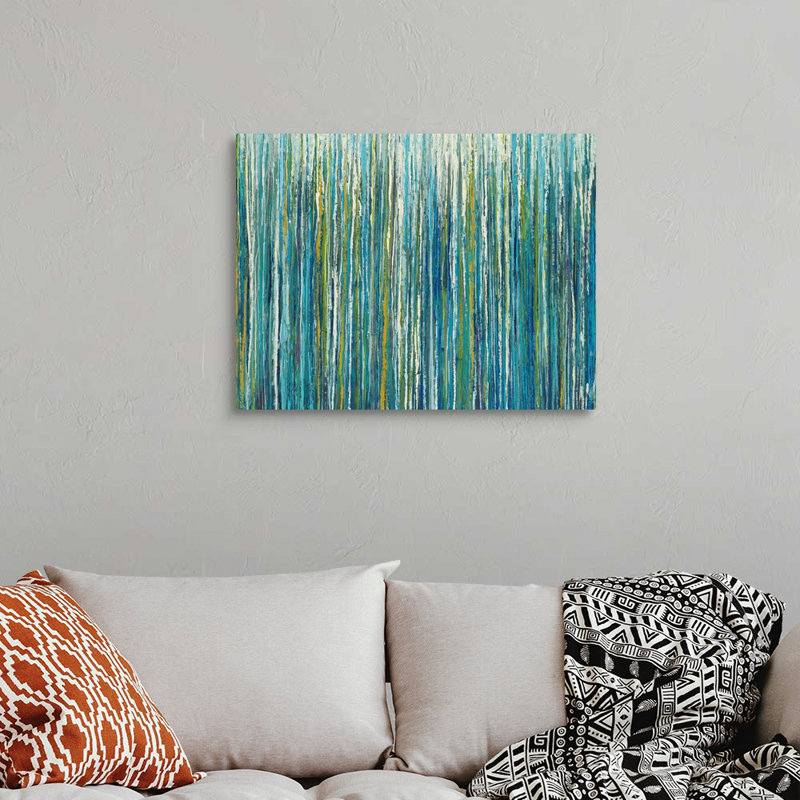 " Greencicles ", 36" H x 48" W x 1.5" D, Canvas