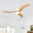 52"  Ceiling Fan With Dimmable LED Light Remote Control