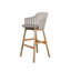 Choice Chair Indoor and Bar Four Teak Legs Base with Upholstery Cane-line Zen Seat Cover-1883565335