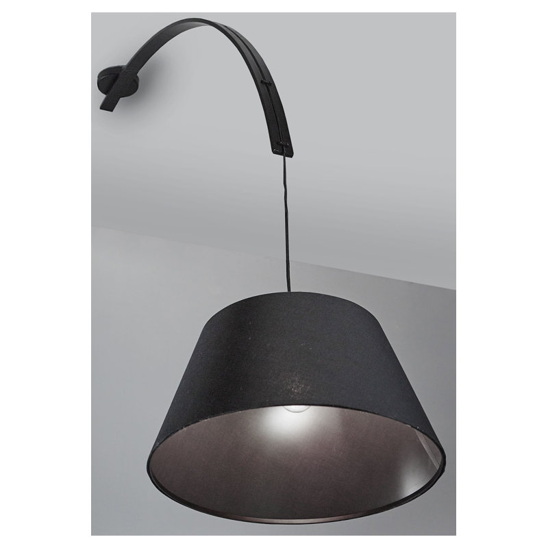 Monteleone 1 - Light Black Cone Pendant