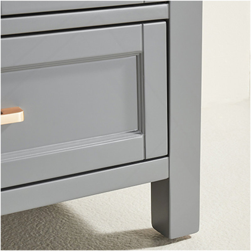 Ensemble de meuble-lavabo autoportant 48 po avec 2 poignées entièrement assemblé