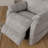 Plush Fabric Power Lift Chair In Lucie Dove