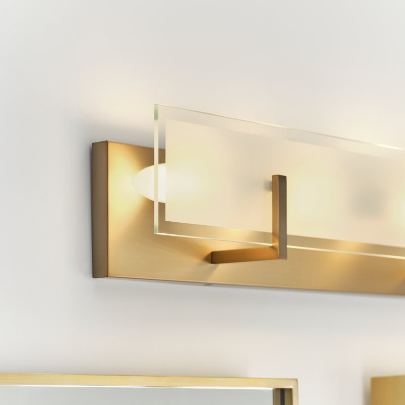 Syll Bath Bar, No Bulb Included, Satin Brass, 4-Light