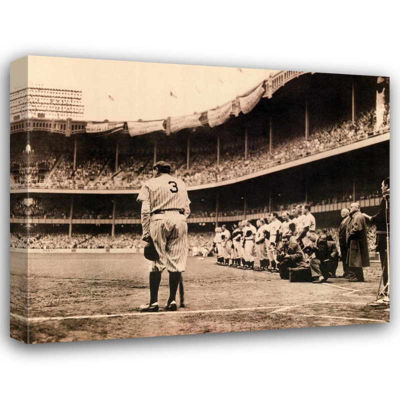 Babe Ruth Bows Out, H 28 po x l 35 po