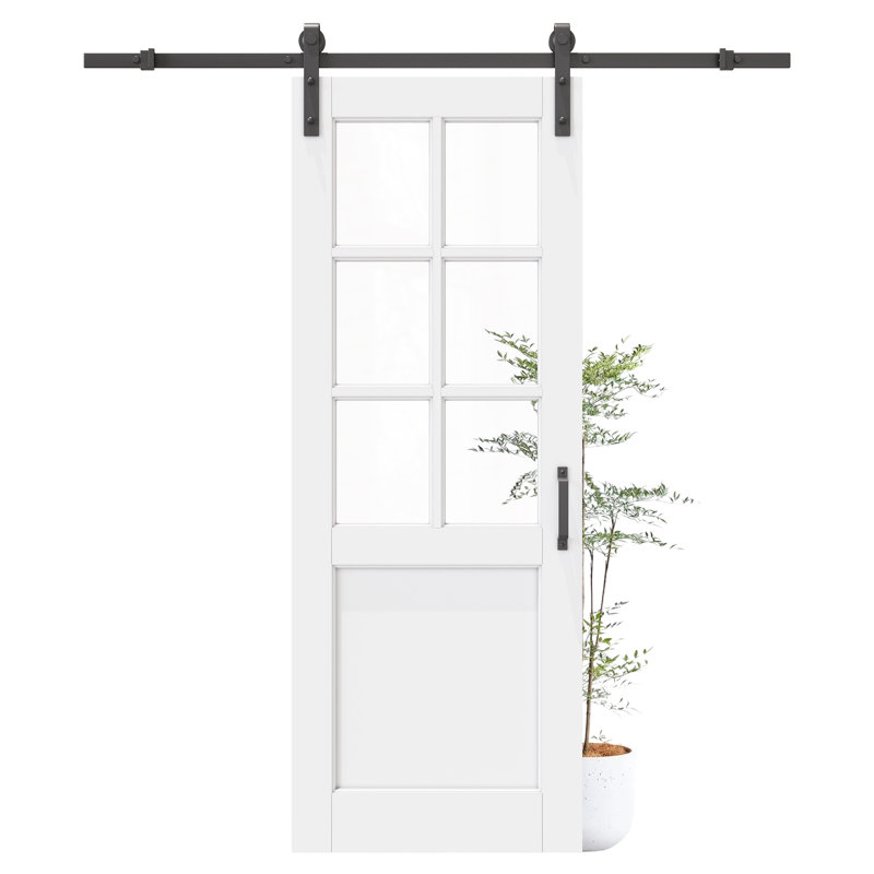 White Sliding Barn Door