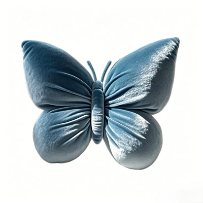 Coussin décoratif moelleux en dentelle Princess Butterfly