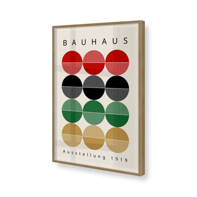 Cercles de Bauhaus rétro