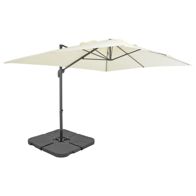 Battle 300cm X 400cm Rectangular Cantilever Parasol, Sand