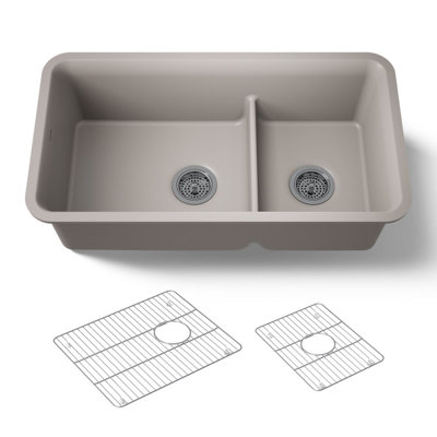 Cairn Smart Divide 33-1/2" Undermount Kitchen Sink