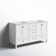 Aleta 60'' Double Bathroom Vanity with Engineered Marble Top