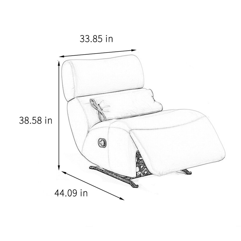 Simple fashion sofa creative lazy recliner, Beige