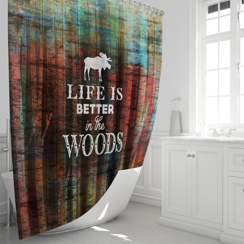Eckard Shower Curtain, 70" H x 72" W