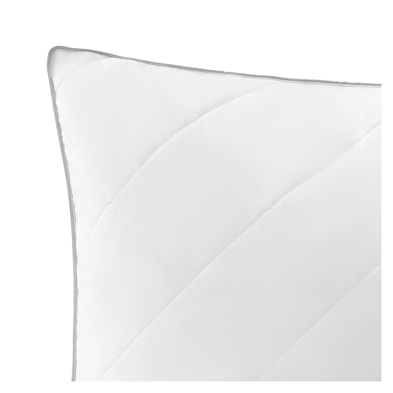 Ensemble de 2 oreillers en duvet pour très grand lit - de qualité hôtelière de luxe, doux et offrant un soutien pour les dormeurs sur le côté, le dos et le ventre