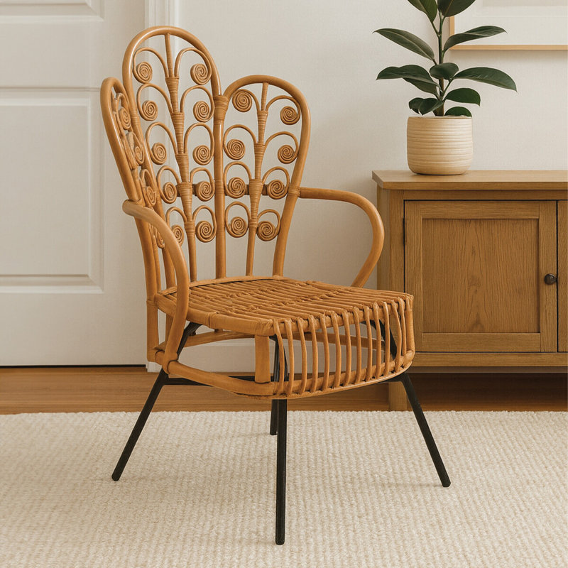 Vivenne Wicker Outdoor Lounge Chair