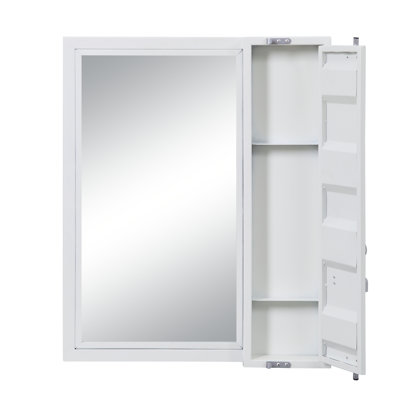 Cargo White Finish Vanity Mirror