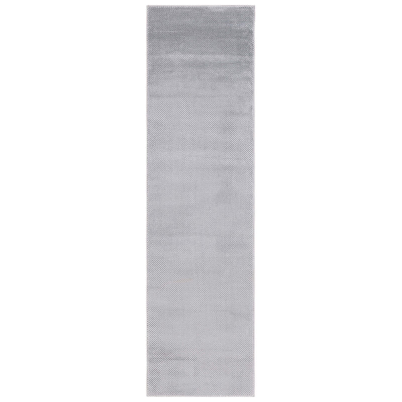 Tapis gris foncé en polyester / polypropylène tissé à la machine, Tapis de couloir 2 pi 3 po x 8 pi