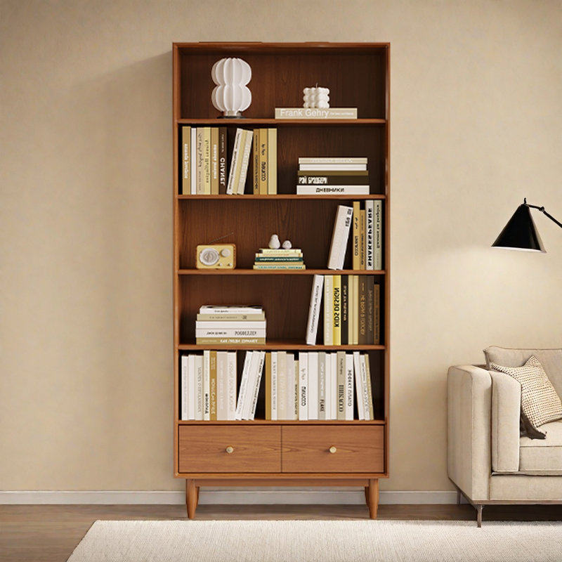 Bibliothèque simple et de haute qualité, Brun