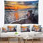 Tapisserie «Seashore Sandy Shore at Sunset»-28488617