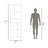 Kitchen Pantry With Open Shelves Storage And 2 Doors,  White