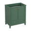Meuble-lavabo 30 po sans lavabo, base seulement, armoire de salle de bain multifonctionnelle avec portes et tiroir, cadre solide et panneau de fibres à densité moyenne, vert foncé