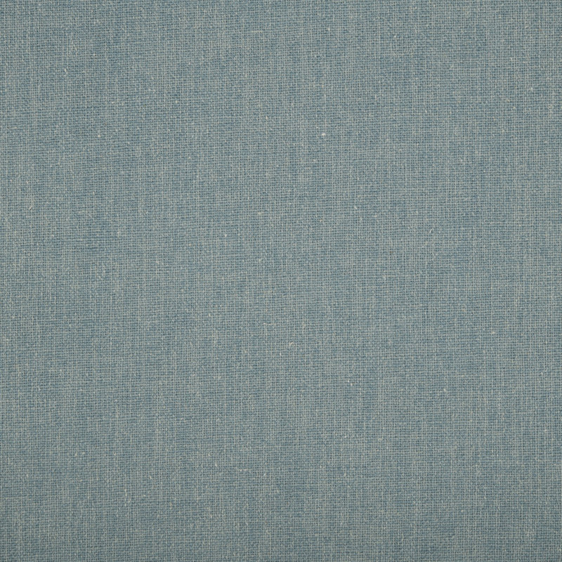 Nixon 20.5" Wide Velvet Square Standard Ottoman, Sky Blue Cotton