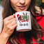 Tasse de Noël rétro Mama Claus, cadeau de fête de famille assorti avec nom personnalisé