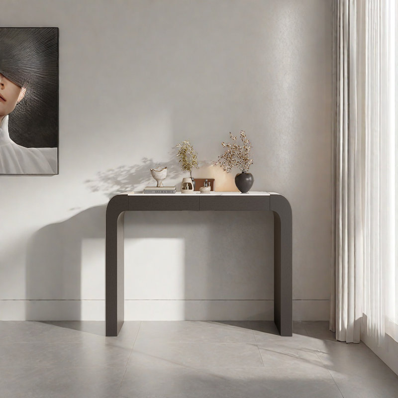 Modern Multifunctional Practical Console Table, 33.46" H x 31.5" W x 13.78" D