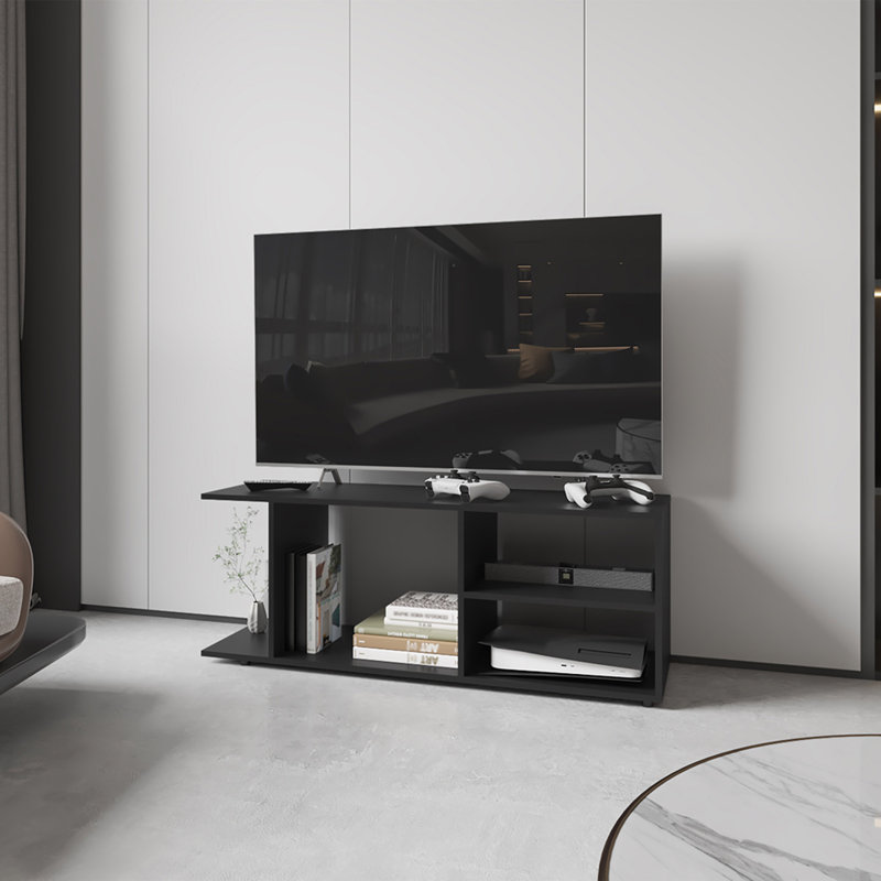 Meuble audio-vidéo Barton, salon, Noir
