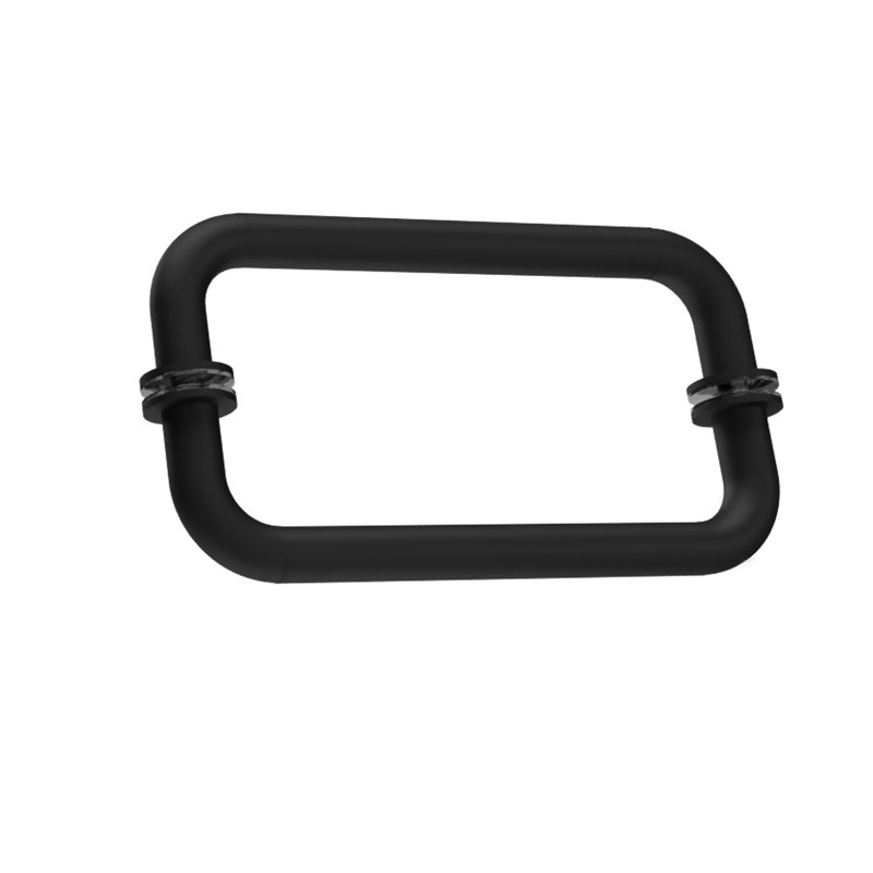 La porte de douche se ferme, Noir mat