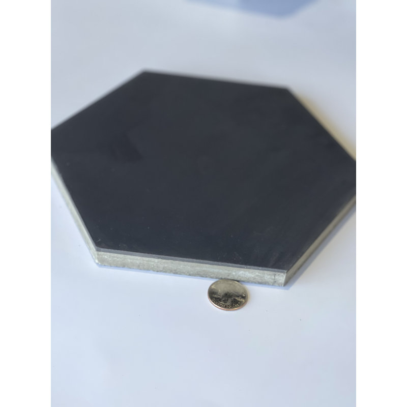 Menara 8 in. x 9 in. Tile, Black