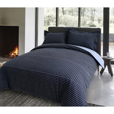 Scottsville Cotton Striped Duvet Cover