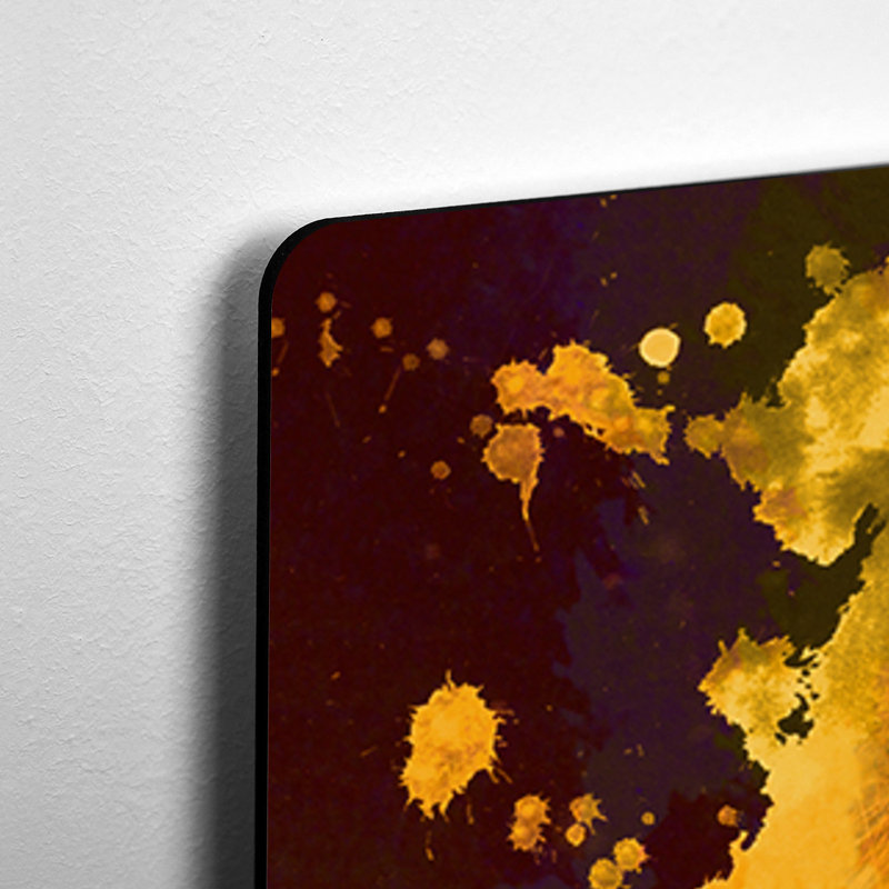 Watercolour Lion - 5 Piece No Frame Print on MDF
