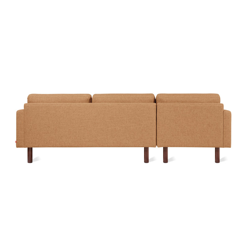Miller Bi-Sectional, Caledon Amber Polyester Blend