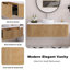 Meuble-lavabo mural 48 po Woodgrain-358839231