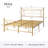 Eroftei Metal Open-Frame Bed-981343044-981343051
