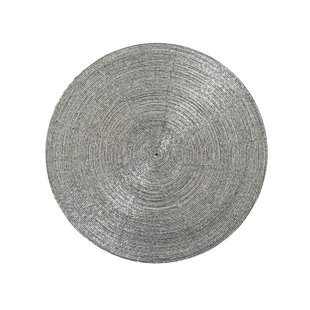 Glass Beads Round Placemat (Set of 4)