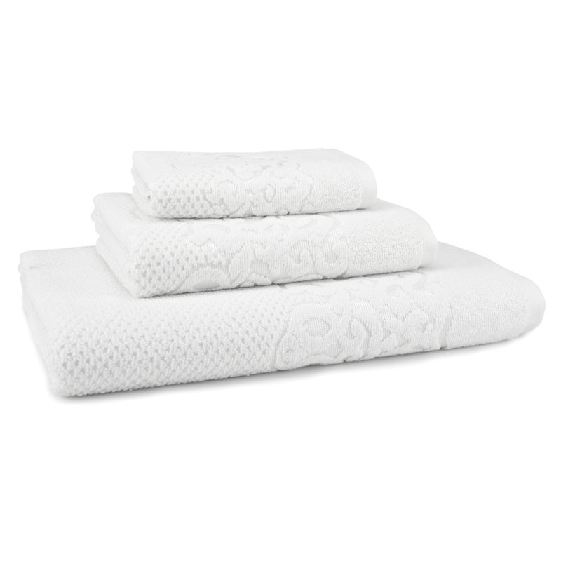 Parkerson Turkish Cotton Towel, White, 3 Piece Towel Set