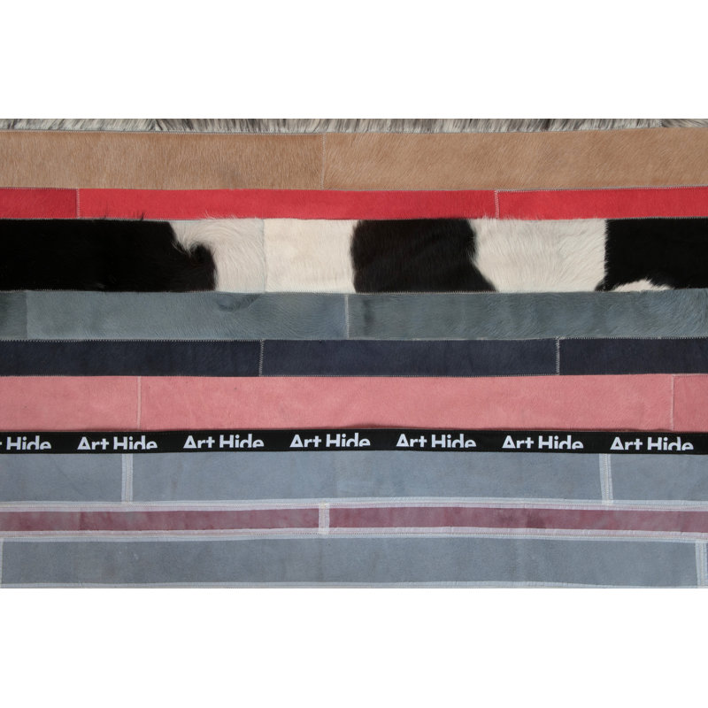 Nueva Raya Cowhide Striped Area Rug