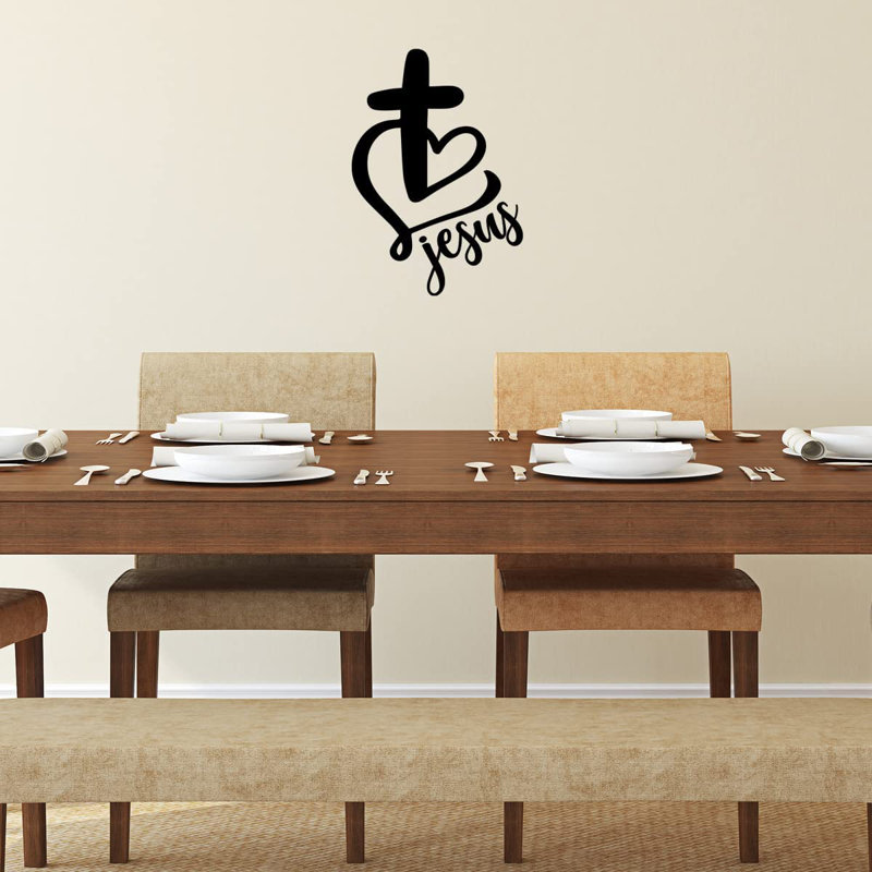 Text & Numbers Non-Wall Damaging Wall Decal, Black, 13" H x 9" W