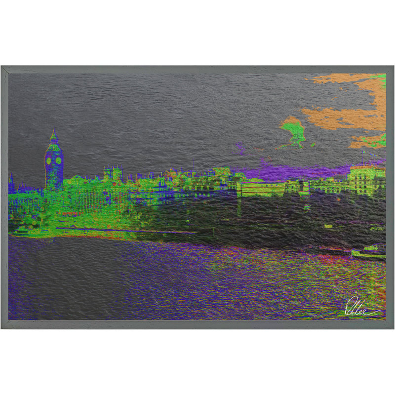 Single Picture Frame Print, 51cm H x 76cm W x 4cm D, Grey