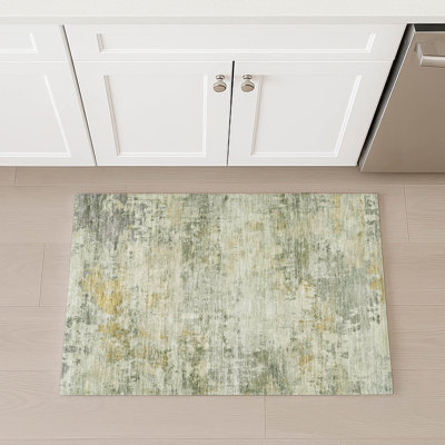 Machine Washable Indoor/Outdoor Mainor ACN2371 Abstract Rug