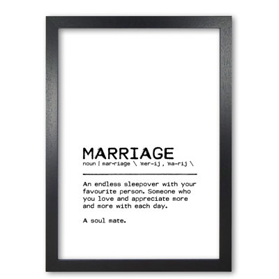 Marriage Sleepover 1 Piece Wall Art